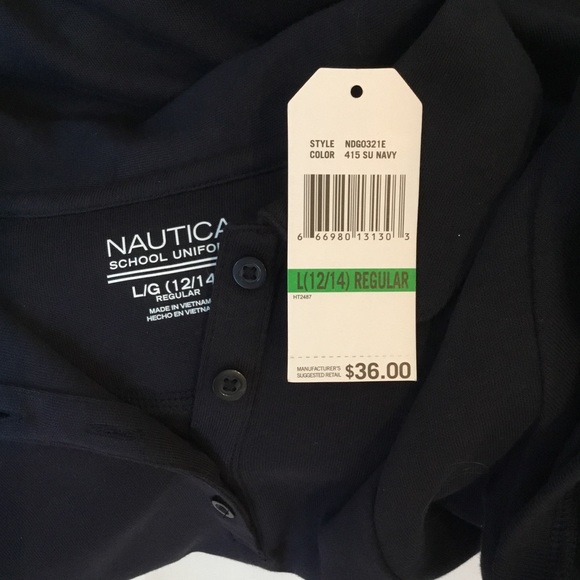 4/$16 🛳 Nautical School Uniform Dress Girls L - Picture 2 of 5